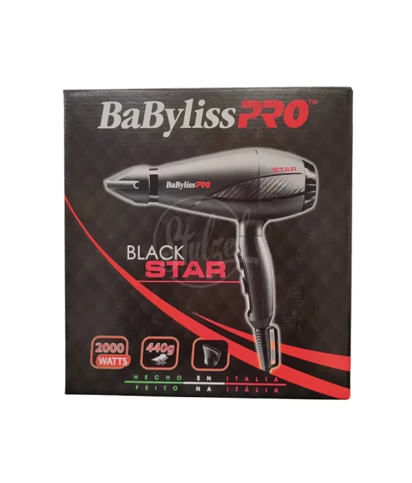 Secador BaByliss Pro - Black Star B6200UZ